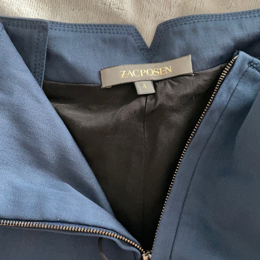 Zac Posen crop wool/silk pants, small-x-small